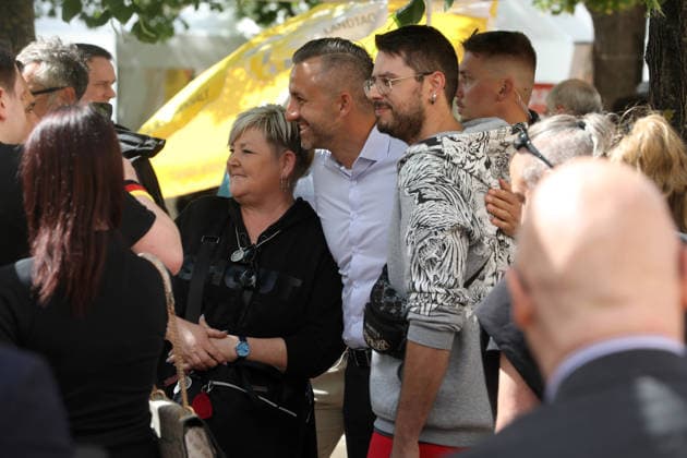 24. Sachsen-Anhalt Tag in Bernburg Bernburg, 5.6.2026 Ulrich Siegmund (AFD) beim 24. Sachsen-Anhalt Tag in Bernburg Sachsen-Anhalt *** 24 Saxony-Anhalt Day in Bernburg Bernburg, 5 6 2026 Ulrich Siegmund AFD at the 24 Saxony-Anhalt Day in Bernburg Saxony-Anhalt Copyright: xMatthiasxGränzdörferx