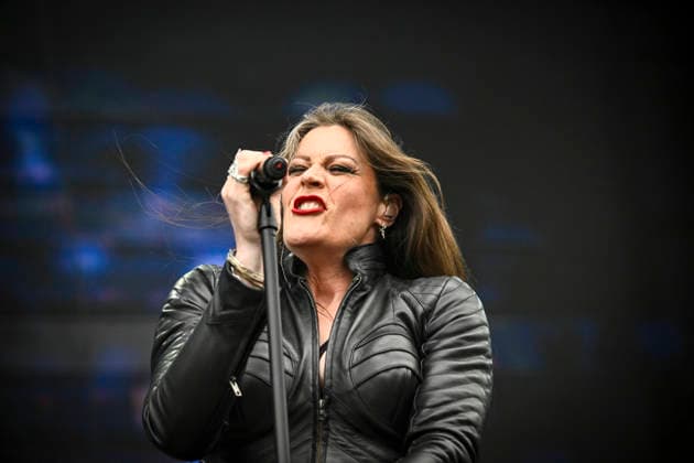 SÖLVESBORG, SVERIGE 20260605 Floor Jansen spelar pa under Sweden Rock Festival utanför Sölvesborg pa fredagen. SÖLVESBORG SVERIGE x10080x *** SÖLVESBORG, SWEDEN 20260605 Floor Jansen plays at the Sweden Rock Festival outside Sölvesborg on Friday SÖLVESBORG SWEDEN x10080x  Copyright: xFredrikxSandberg TTx SWEDEN ROCK FESTIVAL 2026 4bVLzFyR5Po
