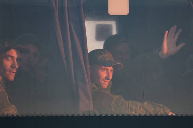 RUSSIA - JUNE 5, 2026: Russian servicemen return from Ukrainian captivity. Sergei Savostyanov TASS  93417413