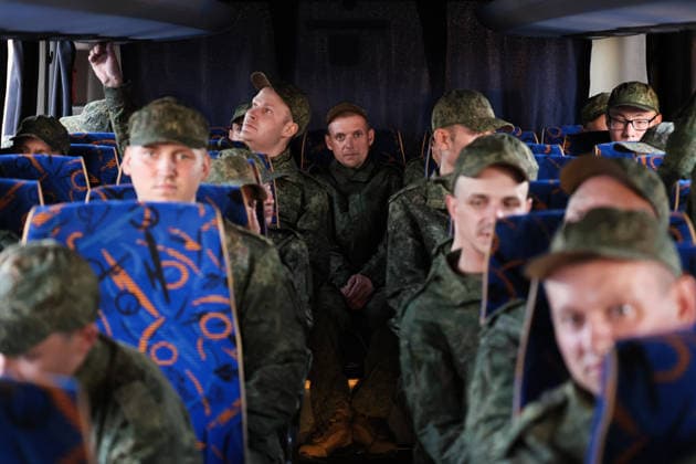 RUSSIA - JUNE 5, 2026: Russian servicemen return from Ukrainian captivity. Sergei Savostyanov TASS  93419127
