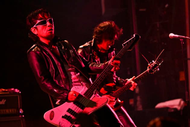 SÖLVESBORG, SWEDEN 20260605 Guitar Wolf, Japan, plays during Sweden Rock Festival on Friday SÖLVESBORG SWEDEN x10080x  Copyright: xFredrikxSandberg TTx SWEDEN ROCK FESTIVAL 2026 c0jcXbK7-Aw