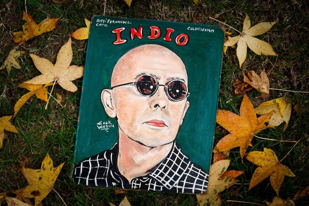 INDIO SOLARI, recognized artist, musician, poet of Argentine rock, passed away Fans and neighbors came to the house of Indio Solari in Parque Leloir EDITORIAL USE ONLY  Copyright: xGDA LaxNacion Argentina-xTodosxlosxderechosxreservados.xProhibidoxelxusoxoxreproducci&oacute;nxdexestaximagenxenxArgentinax SantiagoxFilipuzzix arlanacionpic064234
