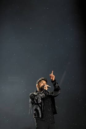 Famous Turkish singer Tarkan performs in Ankara ANKARA, TURKIYE - JUNE 5: Famous Turkish singer Tarkan performs at his concert at Baskent Millet Bahcesi on June 5, 2026, in Ankara, Turkiye. Harun Ozalp Anadolu Ankara Turkey. Editorial use only. Please get in touch for any other usage.  Copyright: x2026xAnadoluxHarunxOzalpx