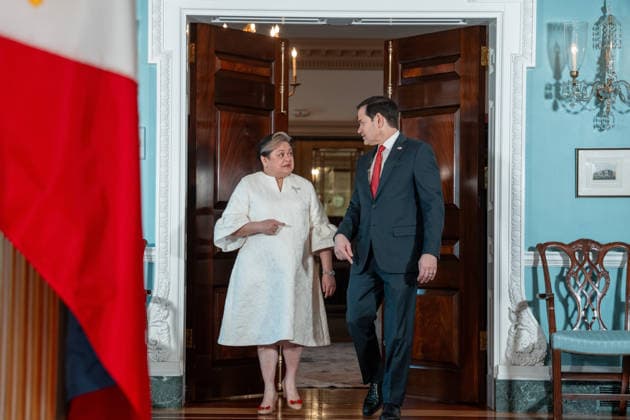 June 5, 2026, Washington, Dc, United States: US Secretary of State Marco Rubio meets with Philippine Foreign Secretary Maria Theresa Lazaro at the Department of State in Washington, DC on June 5, 2026. Washington United States - ZUMAl312 20260605_znp_l312_001 Copyright: xAndrewxLeydenx