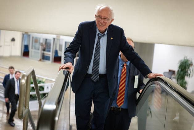 Senate Votes on Reconciliation WASHINGTON, DC - JUNE 5: Senator Bernie Sanders (I-VT) is seen headed to the Senate as they continue to vote on amendments to a reconciliation package, at the U.S. Capitol in Washington, DC on June 5, 2026. Nathan Posner Anadolu Washington D.C. United States. Editorial use only. Please get in touch for any other usage.  Copyright: x2026xAnadoluxNathanxPosnerx