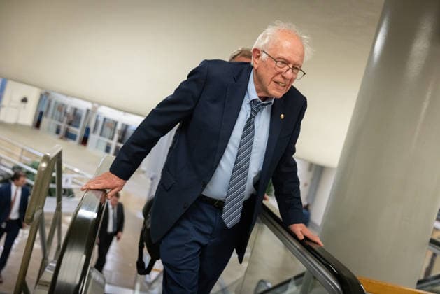 Senate Votes on Reconciliation WASHINGTON, DC - JUNE 5: Senator Bernie Sanders (I-VT) is seen headed to the Senate as they continue to vote on amendments to a reconciliation package, at the U.S. Capitol in Washington, DC on June 5, 2026. Nathan Posner Anadolu Washington D.C. United States. Editorial use only. Please get in touch for any other usage.  Copyright: x2026xAnadoluxNathanxPosnerx