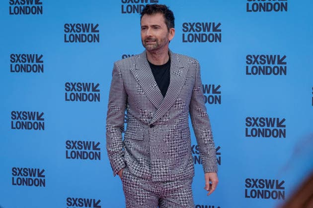 Rivals mid season finale screening with cast & crew in London, UK - 5 Jun 2026 David Tennant seen on the red carpet at Rivals series 2 mid season finale screening at the Barbican London as part of the SXSW festival. Actors and creatives arrived on red carpet and joined the SXSW audience to watch the mid season finale before taking to the stage for a special cast & crew panel. London United Kingdom Copyright: xBonniexBritainx xSOPAxImagesx YXJ04688