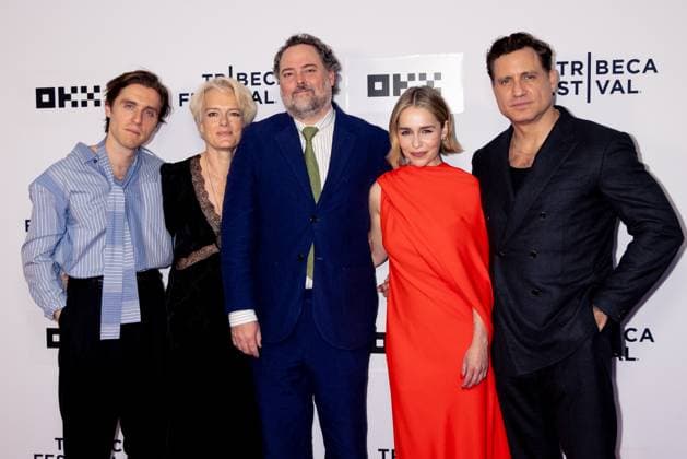 Jack Farthing, Kate Buckley, Drake Doremus, Emilia Clarke, Edgar Ramirez at arrivals for NEXT LIFE Premiere at the 2026 Tribeca Festival, SVA (School for the Visual Arts) Theatre, New York, NY, June 05, 2026. Photo By: Ryan Billings Everett Collection NEXT LIFE Premiere at the 2026 Tribeca Festival PUBLICATIONXNOTxINxCANxCHNxFRAxITAxJPNxNORxPOLxRUSxESPxUKxUSA