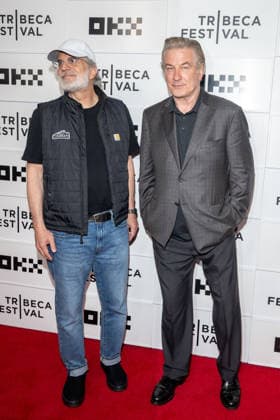 Taxi Driver 50th Anniversary Reunion, 25th Tribeca Film Festival, New York, USA - 05 June 2026 (L-R) Artist Clifford Ross and Alec Baldwin attend Taxi Driver during the 2026 Tribeca Film Festival at BMCC Tribeca Center of Performing Arts on June 05, 2026 in New York City. New York United States Copyright: xRonxAdarx xSOPAxImagesx _radar_taxidriver_20260605_00743