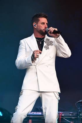 Boyzone performing at Emirates Stadium LONDON, ENGLAND - JUNE 05: Keith Duffy of ˜Boyzone™ performing at Emirates Stadium on June 05, 2026 in London, England CAP MAR MAR Great Britain UK Copyright: xMartinxHarris CapitalxPicturesx
