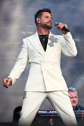 Boyzone performing at Emirates Stadium LONDON, ENGLAND - JUNE 05: Keith Duffy of ˜Boyzone™ performing at Emirates Stadium on June 05, 2026 in London, England CAP MAR MAR Great Britain UK Copyright: xMartinxHarris CapitalxPicturesx