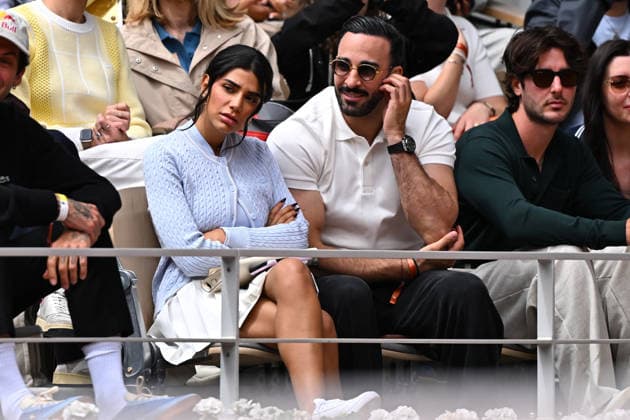 French Open - Adil Rami and Louana Franco in the Stands French former football player Adil Rami (R) and Belgian internet personnality Louana Franco watch Germany s Alexander Zverev playing against Czech Republic s Jakub Mensik during their men s semi final singles match on day 13 of the French Open tennis tournament on Court Philippe-Chatrier at the Roland-Garros Complex in Paris on June 5, 2026. Photo by Corrine Dubreuil ABACAPRESS.COM Paris France  Copyright: xDubreuilxCorinne ABACAx