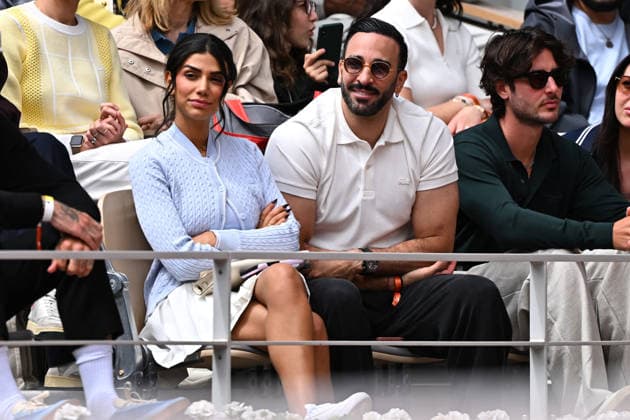 French Open - Adil Rami and Louana Franco in the Stands French former football player Adil Rami (R) and Belgian internet personnality Louana Franco watch Germany s Alexander Zverev playing against Czech Republic s Jakub Mensik during their men s semi final singles match on day 13 of the French Open tennis tournament on Court Philippe-Chatrier at the Roland-Garros Complex in Paris on June 5, 2026. Photo by Corrine Dubreuil ABACAPRESS.COM Paris France  Copyright: xDubreuilxCorinne ABACAx