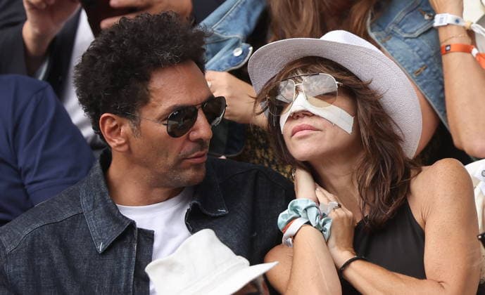 Tomer Sisley and his wife Sandra Sisley in the stands during the Day thirteen of the 2026 Roland Garros French Open on June 05, 2026 in Paris, France Jacovides Moreau Bestimage Celebs in the stands during the Day thirteen of the 2026 French Open on June 05, 2026 in Paris, France Paris France  Copyright: xJACOVIDES-MOREAUx xBESTIMAGExJACOVIDES-MOREAUx xBESTIMAGEx