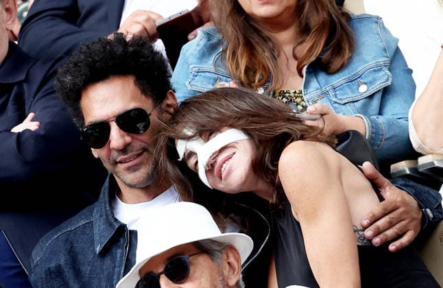 Tomer Sisley and his wife Sandra Sisley in the stands during the Day thirteen of the 2026 Roland Garros French Open on June 05, 2026 in Paris, France Jacovides Moreau Bestimage Celebs in the stands during the Day thirteen of the 2026 French Open on June 05, 2026 in Paris, France Paris France  Copyright: xJACOVIDES-MOREAUx xBESTIMAGExJACOVIDES-MOREAUx xBESTIMAGEx