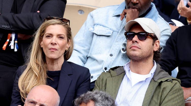 Judith El Zein et Laurent Lafitte dans les tribunes lors des Internationaux de France de Tennis de Roland Garros 2026, à Paris, France, le 5 juin 2026 Jacovides Moreau Bestimage Celebs in the stands during the Day thirteen of the 2026 French Open on June 05, 2026 in Paris, France Paris France  Copyright: xJACOVIDES-MOREAUx xBESTIMAGExJACOVIDES-MOREAUx xBESTIMAGEx