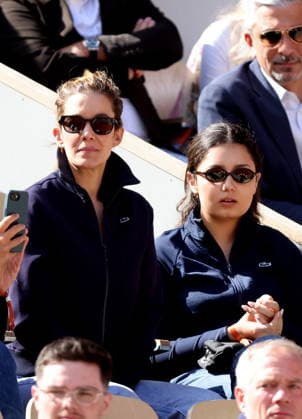 Mélanie Doutey and her daughter in the stands during the Day thirteen of the 2026 Roland Garros French Open on June 05, 2026 in Paris, France Jacovides Moreau Bestimage Celebs in the stands during the Day thirteen of the 2026 French Open on June 05, 2026 in Paris, France Paris France  Copyright: xJACOVIDES-MOREAUx xBESTIMAGExJACOVIDES-MOREAUx xBESTIMAGEx