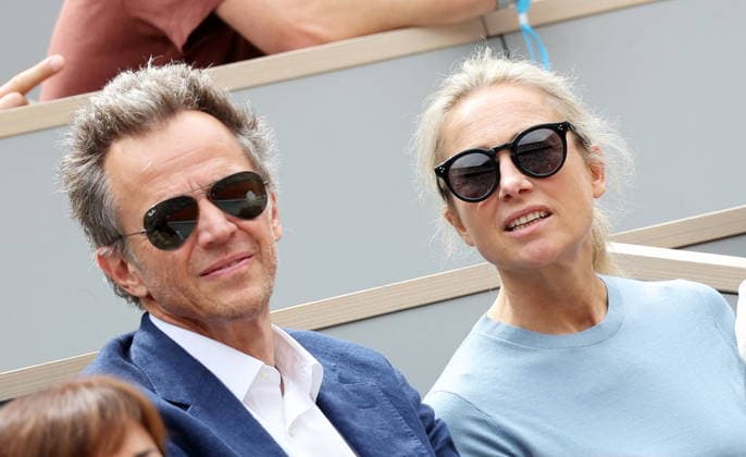 Anne Sophie Lapix and her husband Arthur Sadoun in the stands during the Day thirteen of the 2026 Roland Garros French Open on June 05, 2026 in Paris, France Jacovides Moreau Bestimage Celebs in the stands during the Day thirteen of the 2026 French Open on June 05, 2026 in Paris, France Paris France  Copyright: xJACOVIDES-MOREAUx xBESTIMAGExJACOVIDES-MOREAUx xBESTIMAGEx