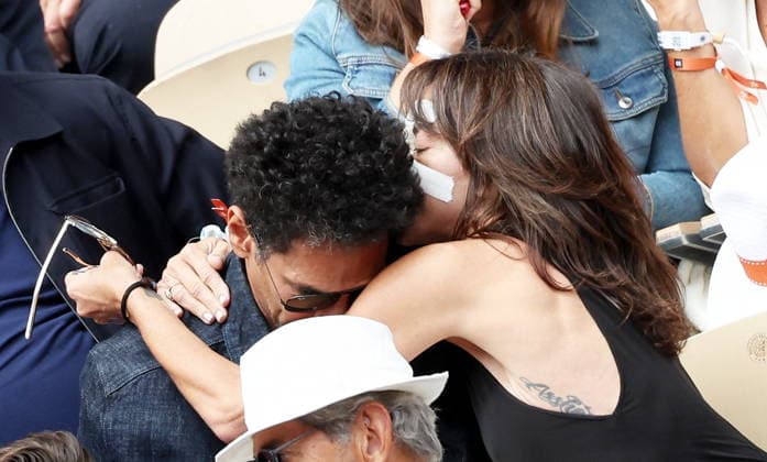 Tomer Sisley and his wife Sandra Sisley in the stands during the Day thirteen of the 2026 Roland Garros French Open on June 05, 2026 in Paris, France Jacovides Moreau Bestimage Celebs in the stands during the Day thirteen of the 2026 French Open on June 05, 2026 in Paris, France Paris France  Copyright: xJACOVIDES-MOREAUx xBESTIMAGExJACOVIDES-MOREAUx xBESTIMAGEx