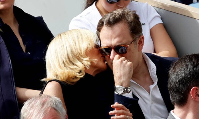 Renaud Capuçon and his wife Laurence Ferrari in the stands during the Day thirteen of the 2026 French Open on June 05, 2026 in Paris, France Jacovides Moreau Bestimage Celebs in the stands during the Day thirteen of the 2026 French Open on June 05, 2026 in Paris, France Paris France  Copyright: xJACOVIDES-MOREAUx xBESTIMAGExJACOVIDES-MOREAUx xBESTIMAGEx