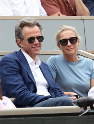 Anne Sophie Lapix and her husband Arthur Sadoun in the stands during the Day thirteen of the 2026 Roland Garros French Open on June 05, 2026 in Paris, France Jacovides Moreau Bestimage Celebs in the stands during the Day thirteen of the 2026 French Open on June 05, 2026 in Paris, France Paris France  Copyright: xJACOVIDES-MOREAUx xBESTIMAGExJACOVIDES-MOREAUx xBESTIMAGEx