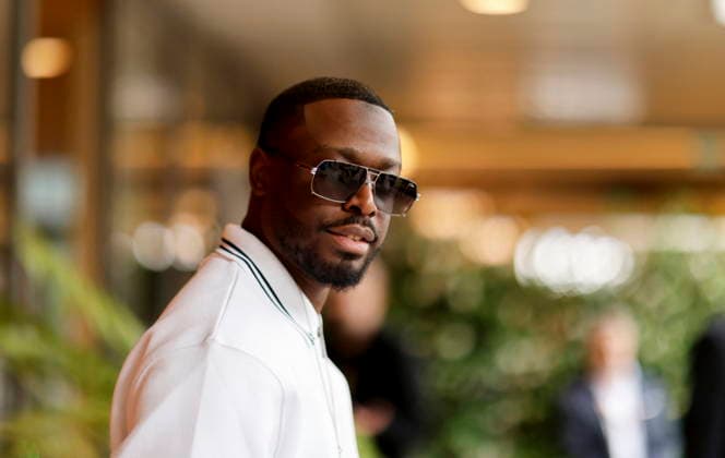 Dadju au photocall du village night session lors des Internationaux de France de Tennis de Roland Garros 2026, à Paris, France, le 5 juin 2026 Jacovides Moreau Bestimage Celebs attending the village photocall during the 2026 French Open at Roland Garros in Paris, France, on June 5, 2026 Paris France  Copyright: xJACOVIDES-MOREAUx xBESTIMAGExJACOVIDES-MOREAUx xBESTIMAGEx