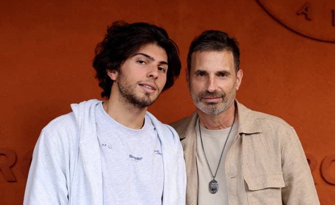 Richard Orlinski and his son Jonathan at the village photocall night session during the 2026 French Open at Roland Garros in Paris, France, on June 5, 2026 Jacovides Moreau Bestimage Celebs attending the village photocall during the 2026 French Open at Roland Garros in Paris, France, on June 5, 2026 Paris France  Copyright: xJACOVIDES-MOREAUx xBESTIMAGExJACOVIDES-MOREAUx xBESTIMAGEx