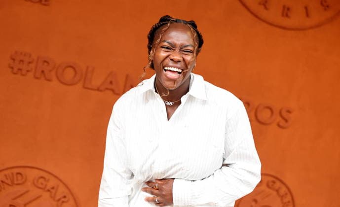 Clarisse Agbegnenou au photocall du village night session lors des Internationaux de France de Tennis de Roland Garros 2026, à Paris, France, le 5 juin 2026 Jacovides Moreau Bestimage Celebs attending the village photocall during the 2026 French Open at Roland Garros in Paris, France, on June 5, 2026 Paris France  Copyright: xJACOVIDES-MOREAUx xBESTIMAGExJACOVIDES-MOREAUx xBESTIMAGEx