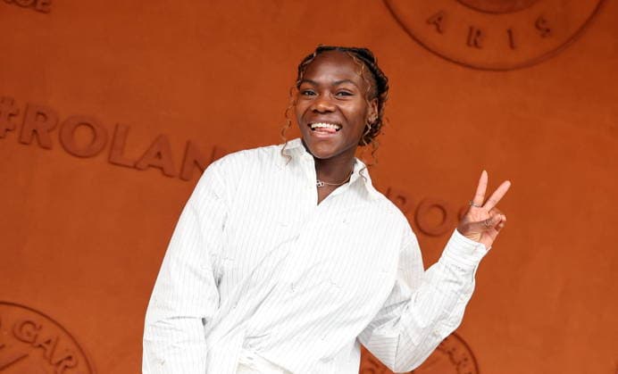 Clarisse Agbegnenou au photocall du village night session lors des Internationaux de France de Tennis de Roland Garros 2026, à Paris, France, le 5 juin 2026 Jacovides Moreau Bestimage Celebs attending the village photocall during the 2026 French Open at Roland Garros in Paris, France, on June 5, 2026 Paris France  Copyright: xJACOVIDES-MOREAUx xBESTIMAGExJACOVIDES-MOREAUx xBESTIMAGEx