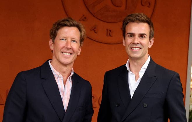 Bruno Loup et Jean Baptiste Marteau au photocall du village night session lors des Internationaux de France de Tennis de Roland Garros 2026, à Paris, France, le 5 juin 2026 Jacovides Moreau Bestimage Celebs attending the village photocall during the 2026 French Open at Roland Garros in Paris, France, on June 5, 2026 Paris France  Copyright: xJACOVIDES-MOREAUx xBESTIMAGExJACOVIDES-MOREAUx xBESTIMAGEx