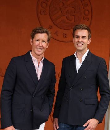 Bruno Loup et Jean Baptiste Marteau au photocall du village night session lors des Internationaux de France de Tennis de Roland Garros 2026, à Paris, France, le 5 juin 2026 Jacovides Moreau Bestimage Celebs attending the village photocall during the 2026 French Open at Roland Garros in Paris, France, on June 5, 2026 Paris France  Copyright: xJACOVIDES-MOREAUx xBESTIMAGExJACOVIDES-MOREAUx xBESTIMAGEx