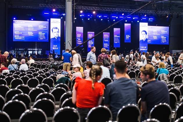 Celebration of the beatification of priests Jan Bula and Vaclav Drbola took place at Exhibition Centre in Brno, Czech Republic, on June 6, 2026. (CTKxPhoto PatrikxUhlir) CTKPhotoP2026060602623  CTKPhotoP2026060602623