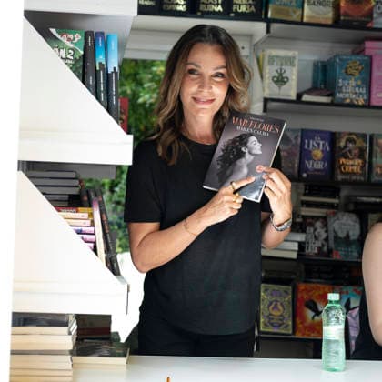 June 6, 2026, Madrid, Spain: Mar Flores seen as she signs copies of her books during the 85th edition of the Madrid Book Fair, in Retiro Park in Madrid. Madrid Spain - ZUMAs197 20260606_aaa_s197_032 Copyright: xAtilanoxGarciax