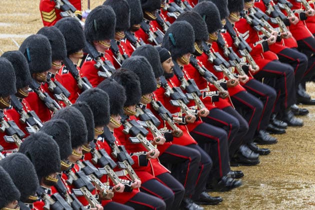The Colonel’s Review for Trooping the Colour in London LONDON, UNITED KINGDOM - JUNE 06: Soldiers of the Household Division and The King’s Troop Royal Horse Artillery, take part in The Colonel’s Review ahead of The Kings Birthday Parade in London, United Kingdom in London, United Kingdom on June 06, 2026 Ray Tang Anadolu London United Kingdom. Editorial use only. Please get in touch for any other usage.  Copyright: x2026xAnadoluxRayxTangx