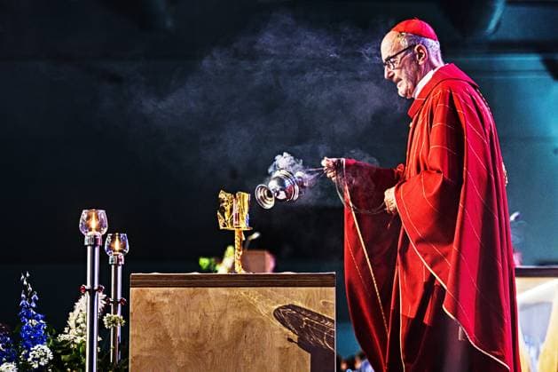 The solemn Mass with the papal legate, Cardinal Michael Czerny, completed the beatification of priests Jan Bula and Vaclav Drbola, at Exhibition Centre in Brno, Czech Republic, on June 6, 2026. (CTKxPhoto PatrikxUhlir) CTKPhotoP2026060603588  CTKPhotoP2026060603588