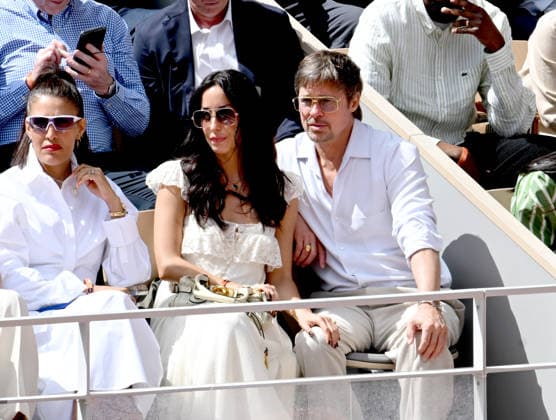 Internationaux de tennis de Roland Garros Finale Dames Brad Pitt and Ines de Ramon during Female Final match at Roland Garros 2026 457089 2026 06 06 France de Ramon, Ines Pitt, Brad  Copyright: xSergexArnalx xStarfacex STAR_457089_003