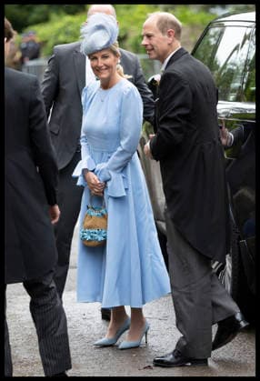 . 06 06 2026. Kemble , United Kingdom. Sophie, Duchess of Edinburgh, arriving at the wedding of Peter Phillips and Harriet Sperling at All Saints Church in the village of Kemble, near Cirencester, United Kingdom.  xStephenxLockx xi-Imagesx IIM-26812-0045