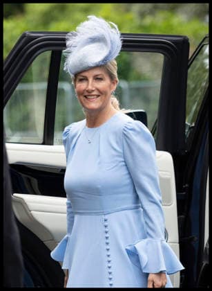 . 06 06 2026. Kemble , United Kingdom. Sophie, Duchess of Edinburgh, arriving at the wedding of Peter Phillips and Harriet Sperling at All Saints Church in the village of Kemble, near Cirencester, United Kingdom.  xStephenxLockx xi-Imagesx IIM-26812-0046