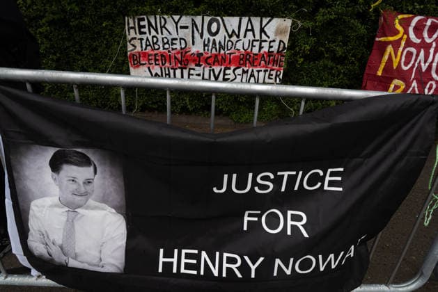 June 6, 2026, Perth, Scotland, UK: Anti-immigration protesters held a demonstration outside The Queens Hotel in Perth, while pro-immigration protesters aligned with Perth Against Racism staged a Reject Hate And Division counter-demonstration outside the Radisson Blu Hotel opposite. Both hotels are being used to house asylum seekers and have been the focus of similar protests in recent months. Perth UK  - ZUMAs357 20260606_zip_s357_005 Copyright: xCameronxScottx