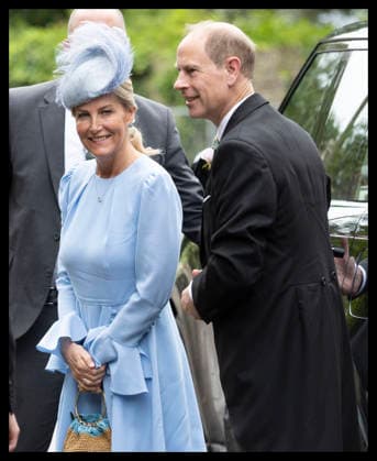 . 06 06 2026. Kemble , United Kingdom. Prince Edward and Sophie arriving at the wedding of Peter Phillips and Harriet Sperling at All Saints Church in the village of Kemble, near Cirencester, United Kingdom.  xStephenxLockx xi-Imagesx IIM-26812-0048
