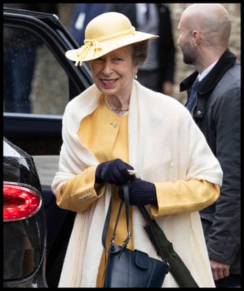 . 06 06 2026. Kemble , United Kingdom. Princess Anne arriving at the wedding of Peter Phillips and Harriet Sperling at All Saints Church in the village of Kemble, near Cirencester, United Kingdom.  xStephenxLockx xi-Imagesx IIM-26812-0051