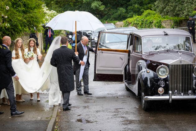06-06-2026 England Wedding of Peter Philips and NHS nurse Harriet Sperling at All Saints church in Kemble, Gloucestershire. Â  Copyright: xPPEx