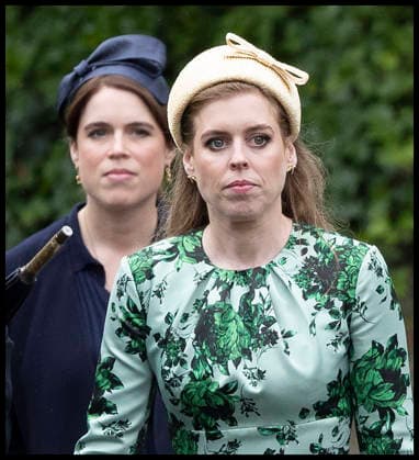 . 06 06 2026. Kemble , United Kingdom. Princess Beatrice and Princess Eugenie arriving at the wedding of Peter Phillips and Harriet Sperling at All Saints Church in the village of Kemble, near Cirencester, United Kingdom.  xStephenxLockx xi-Imagesx IIM-26812-0053