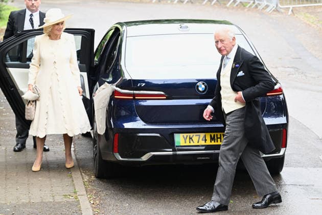 Royal wedding of Peter Phillips and Harriet Sperling at All Saints Church in Kemble, England Featuring: Queen Camilla, King Charles III Where: Kemble, United Kingdom When: 06 Jun 2026 Credit: Cover Images EDITORIAL USE ONLY. NOT FOR USE BY NEWSPAPERS BASED IN THE UK. Copyright: xx coverimg55752731