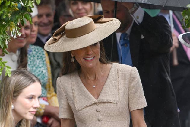 Royal wedding of Peter Phillips and Harriet Sperling at All Saints Church in Kemble, England Featuring: Catherine, Princess of Wales Where: Kemble, United Kingdom When: 06 Jun 2026 Credit: Cover Images EDITORIAL USE ONLY. NOT FOR USE BY NEWSPAPERS BASED IN THE UK. Copyright: xx coverimg55752740