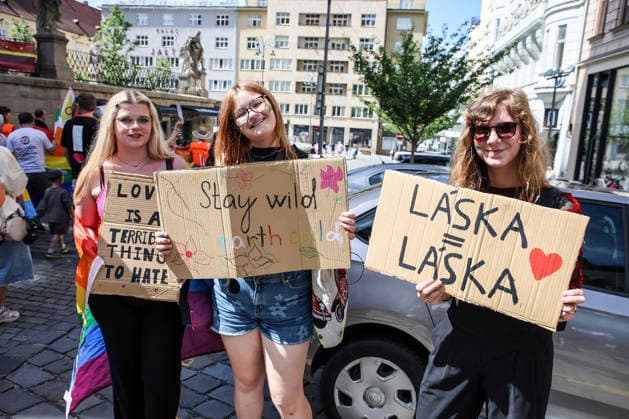 The Brno Pride Parade passed through the city centre as part of the Brno Pride Week 2026 event, in Brno, Czech Republic, on June 6, 2026. (CTKxPhoto MonikaxHlavacova) CTKPhotoP2026060604411  CTKPhotoP2026060604411
