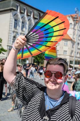 The Brno Pride Parade passed through the city centre as part of the Brno Pride Week 2026 event, in Brno, Czech Republic, on June 6, 2026. (CTKxPhoto MonikaxHlavacova) CTKPhotoP2026060604414  CTKPhotoP2026060604414