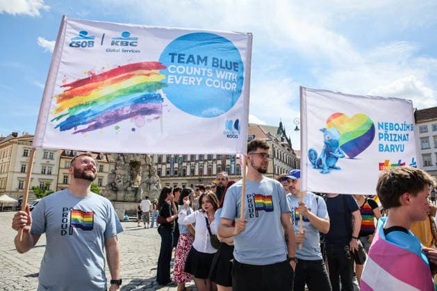 The Brno Pride Parade passed through the city centre as part of the Brno Pride Week 2026 event, in Brno, Czech Republic, on June 6, 2026. (CTKxPhoto MonikaxHlavacova) CTKPhotoP2026060604416  CTKPhotoP2026060604416