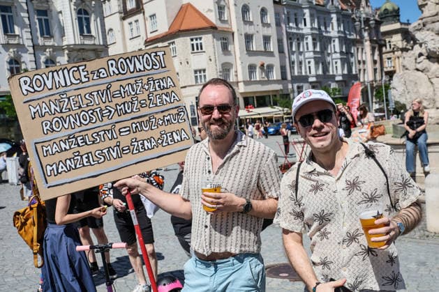 The Brno Pride Parade passed through the city centre as part of the Brno Pride Week 2026 event, in Brno, Czech Republic, on June 6, 2026. (CTKxPhoto MonikaxHlavacova) CTKPhotoP2026060604418  CTKPhotoP2026060604418