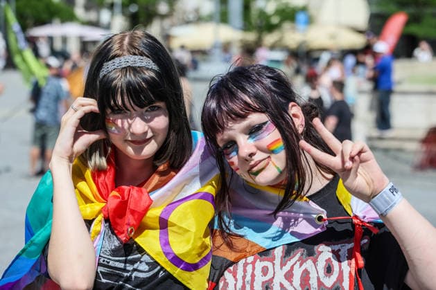 The Brno Pride Parade passed through the city centre as part of the Brno Pride Week 2026 event, in Brno, Czech Republic, on June 6, 2026. (CTKxPhoto MonikaxHlavacova) CTKPhotoP2026060604430  CTKPhotoP2026060604430